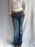 Vintage low rise flare jeans