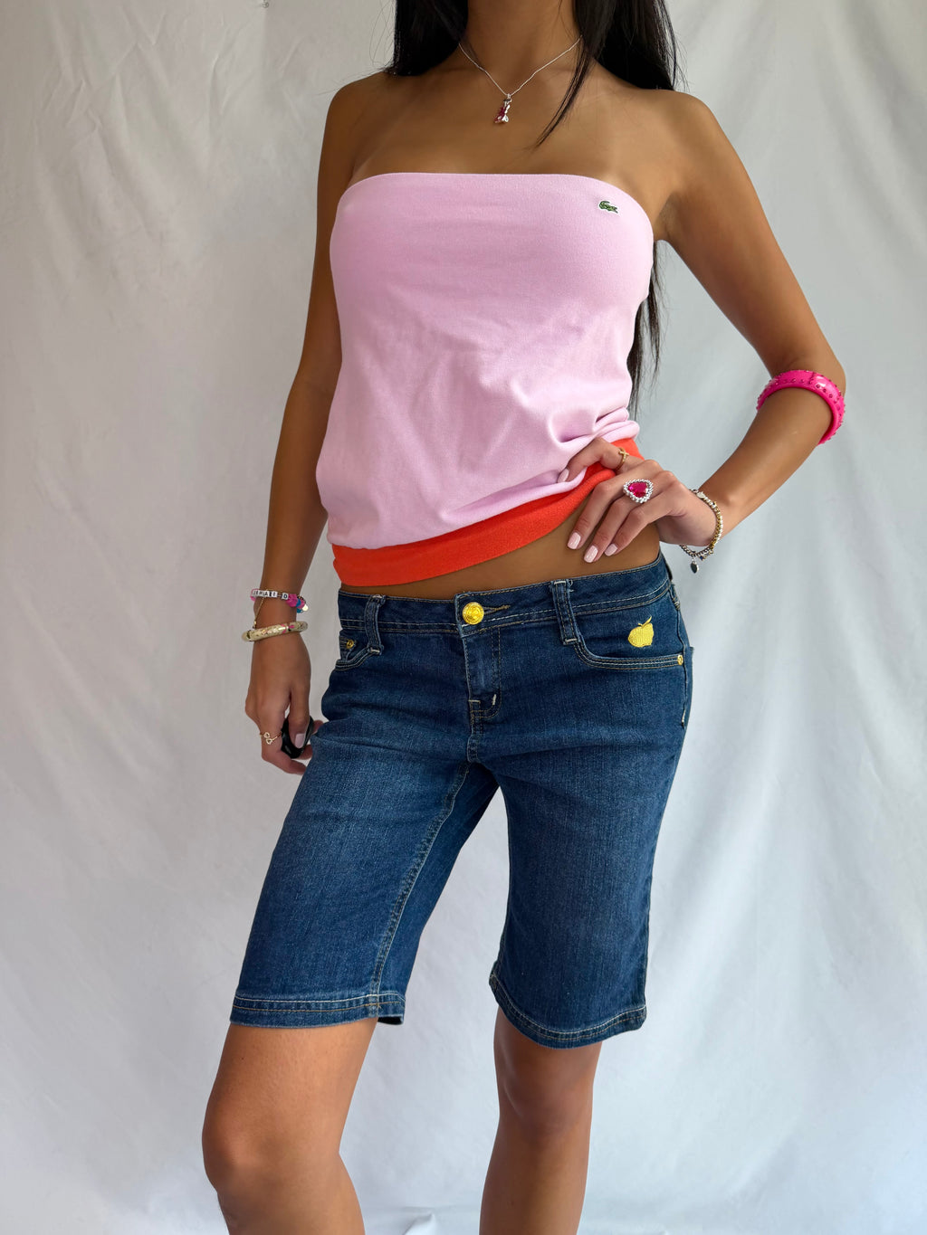 Vintage Apple Bottom denim capris jeans