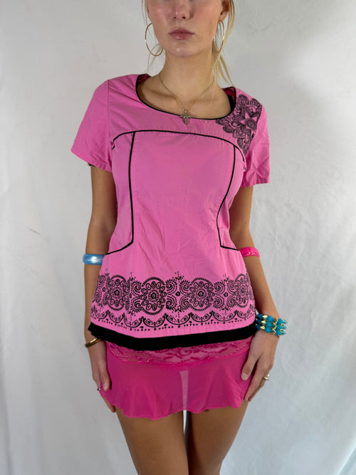 Vintage Baby Phat pink top