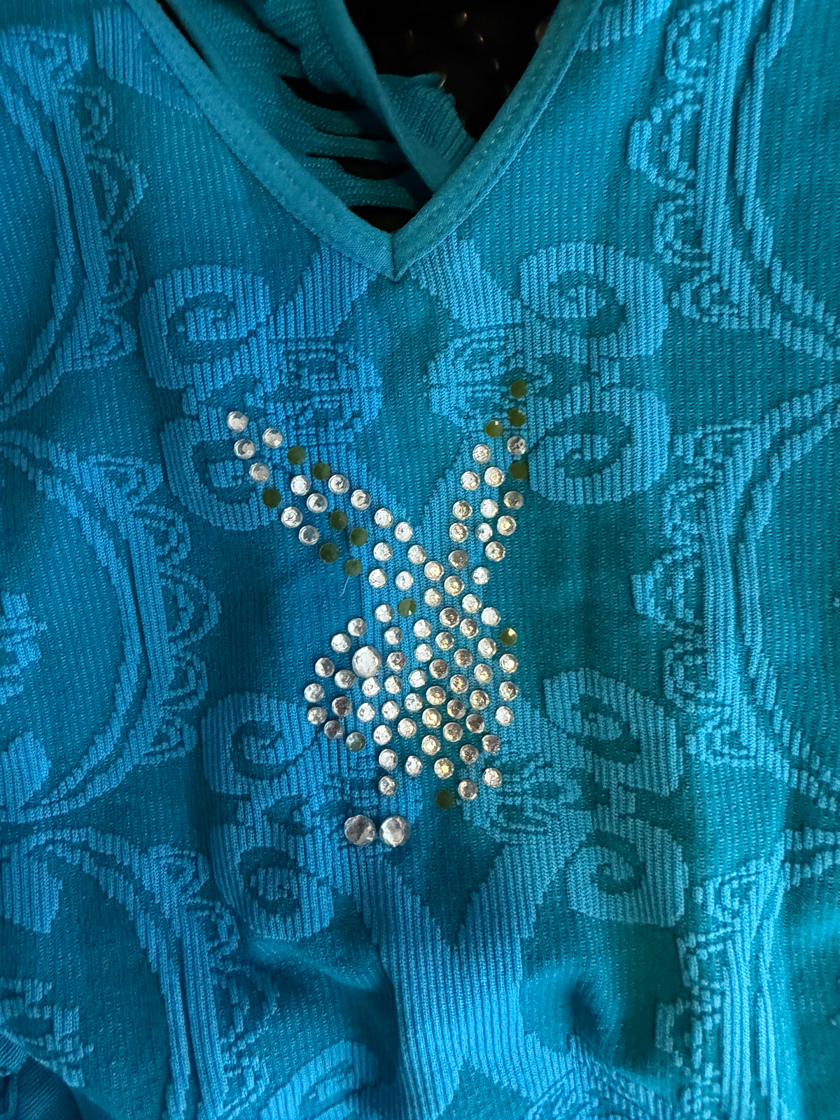 Vintage Playboy blue bodycon mini dress