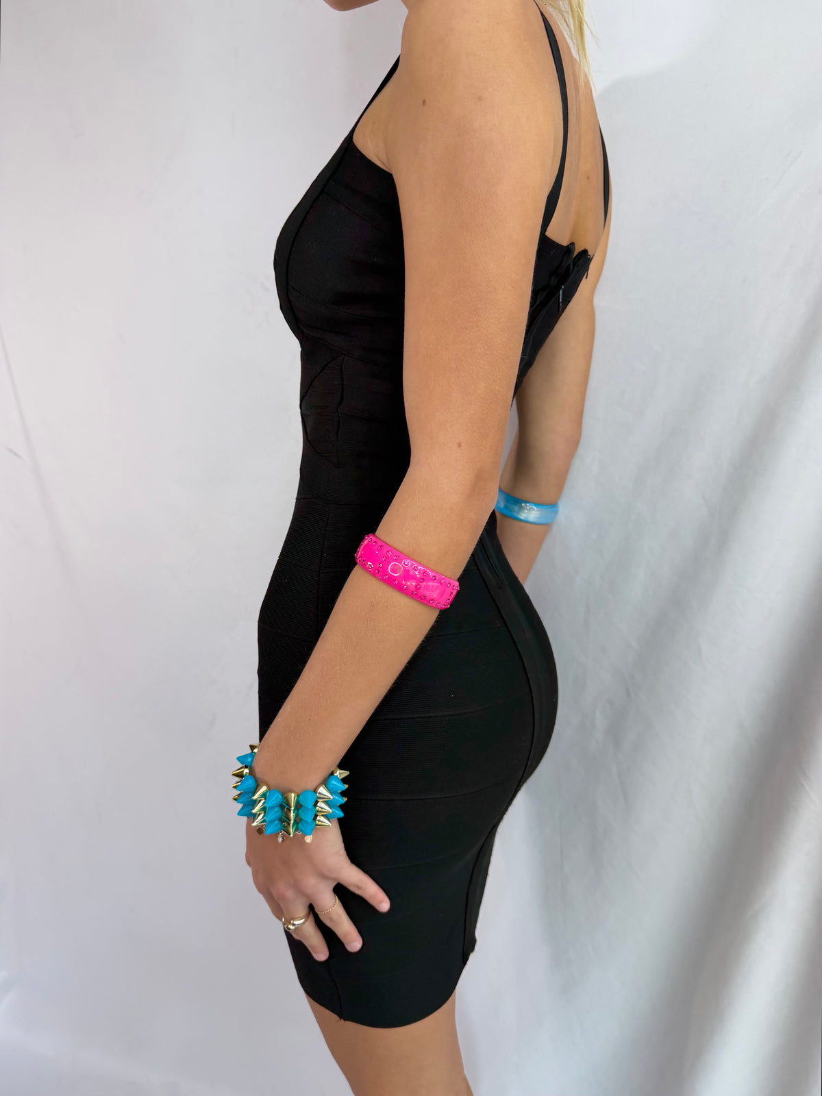 Vintage Bebe black bandage dress