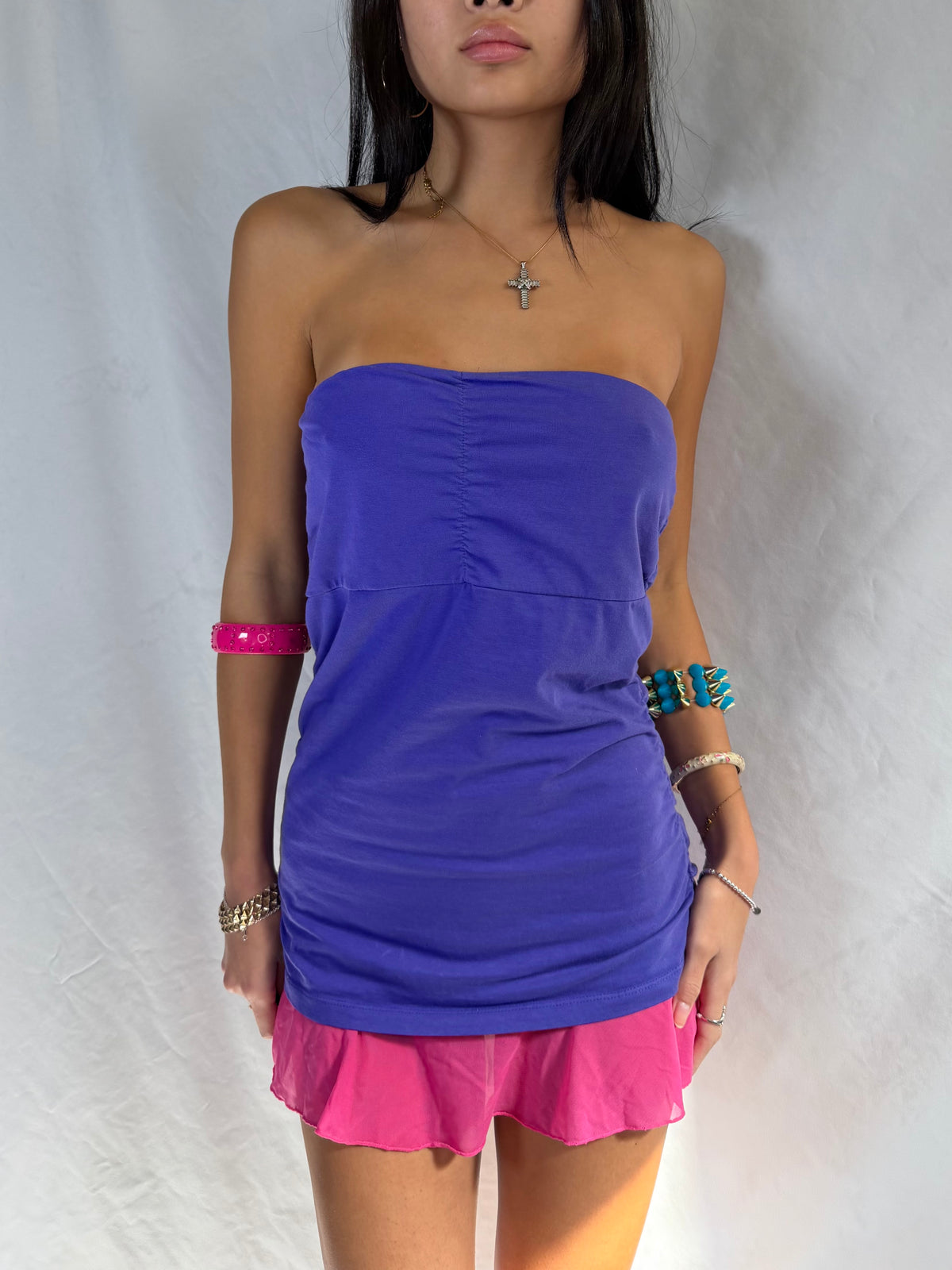 Vintage y2k purple tube top