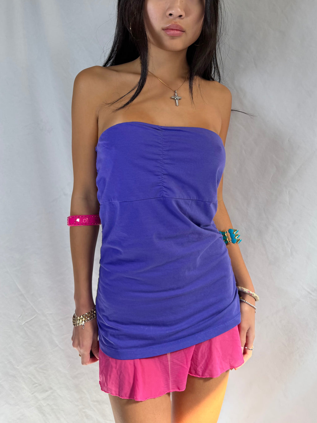 Vintage y2k purple tube top