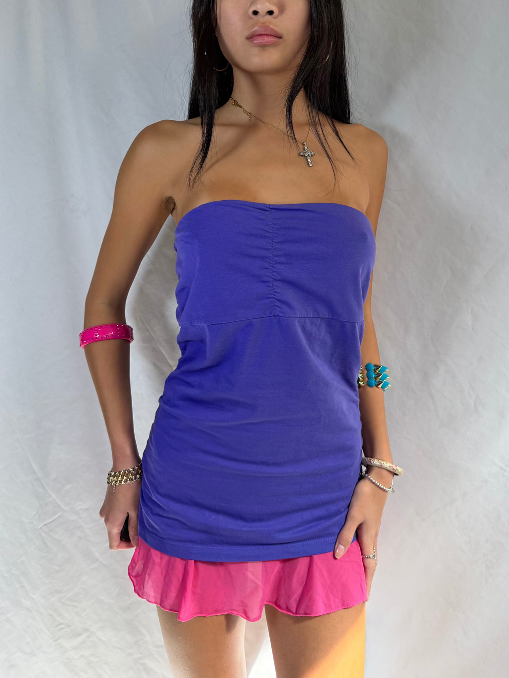 Vintage y2k purple tube top