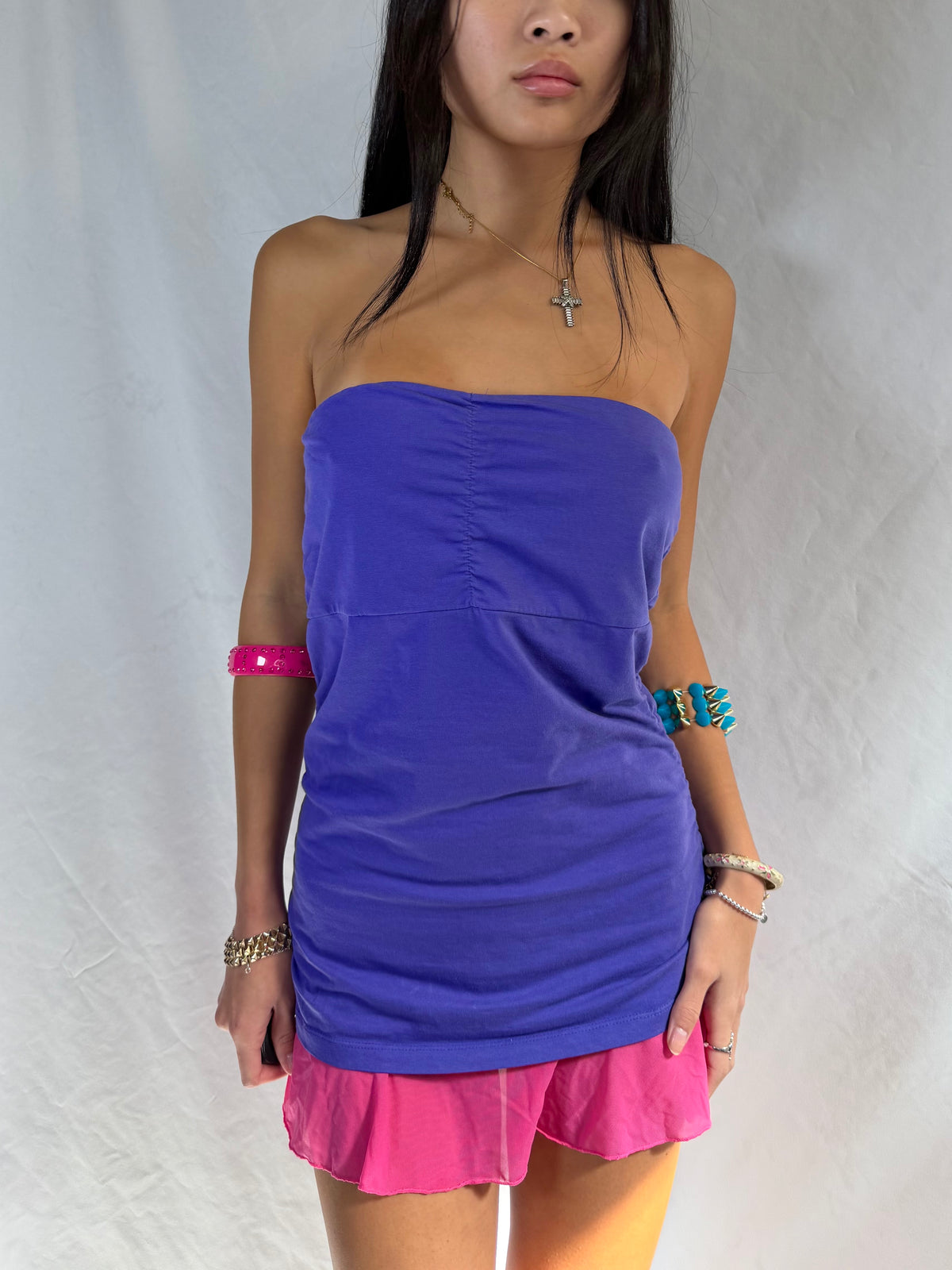 Vintage y2k purple tube top