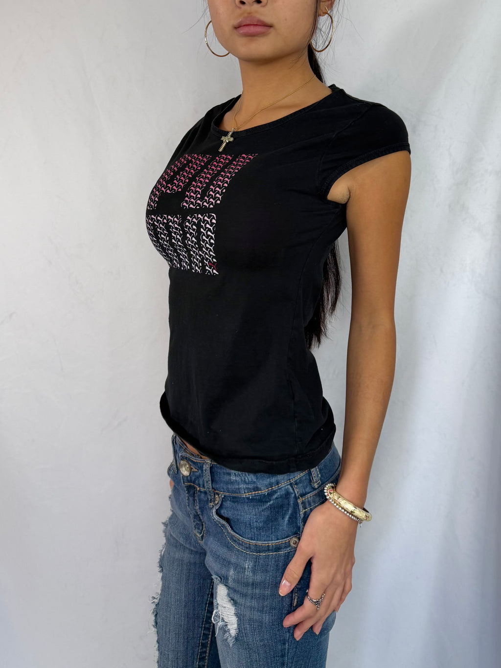 Vintage Puma graphic baby tee