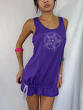 Vintage purple Adidas athletic mini dress