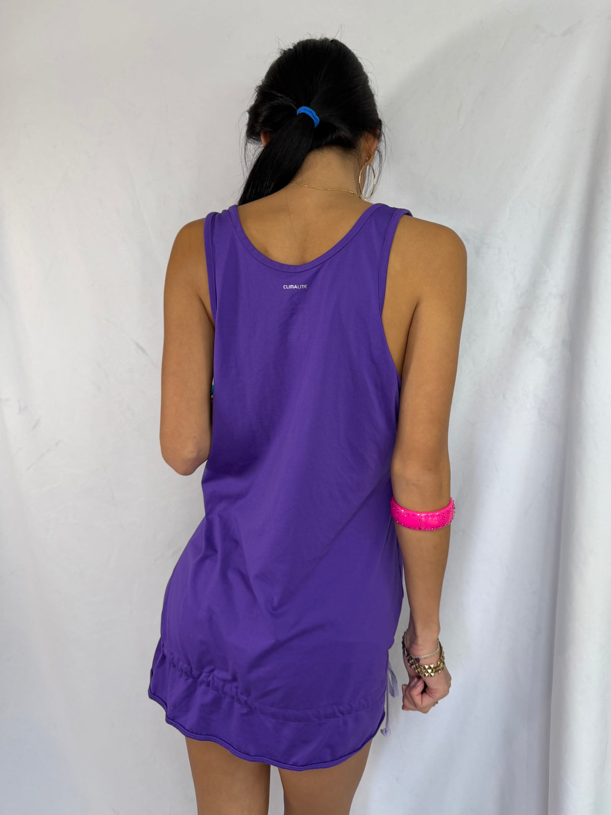 Vintage purple Adidas athletic mini dress